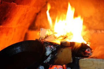 Frigideira no fogo №32619