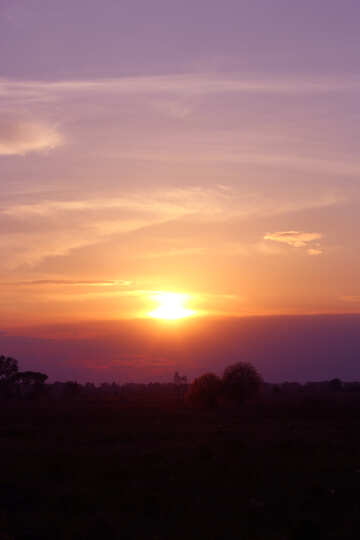 Красивий захід сонця №32449