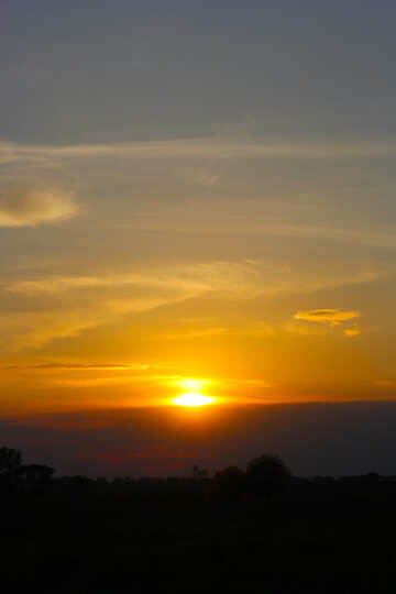Nuvole al tramonto №32446