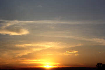 Ciel au coucher du soleil №32443