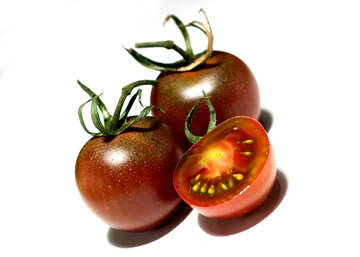 Чорні помідори ізольовано №32911