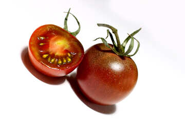 Black Tomato kumato on white background №32910