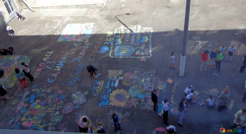 Concorso di disegno bambini sull`asfalto №32612