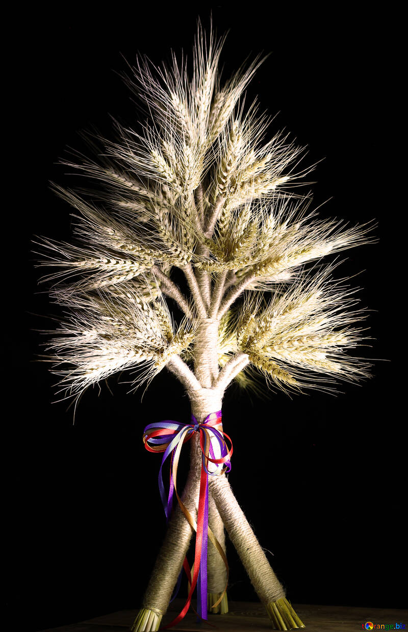 Christmas ornament of spikelets №32359