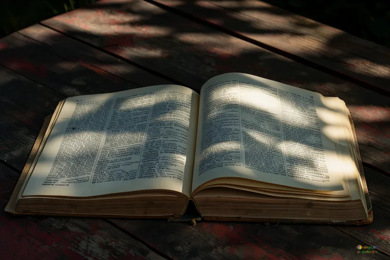 Відреставрована люксова версія Altes Buch auf einem alten desktop №33981