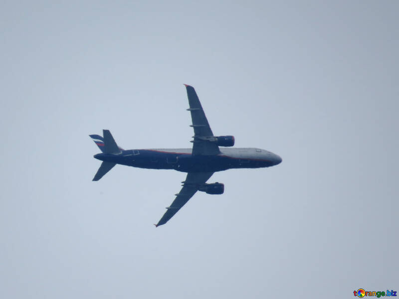 Passenger plane in the sky №33099