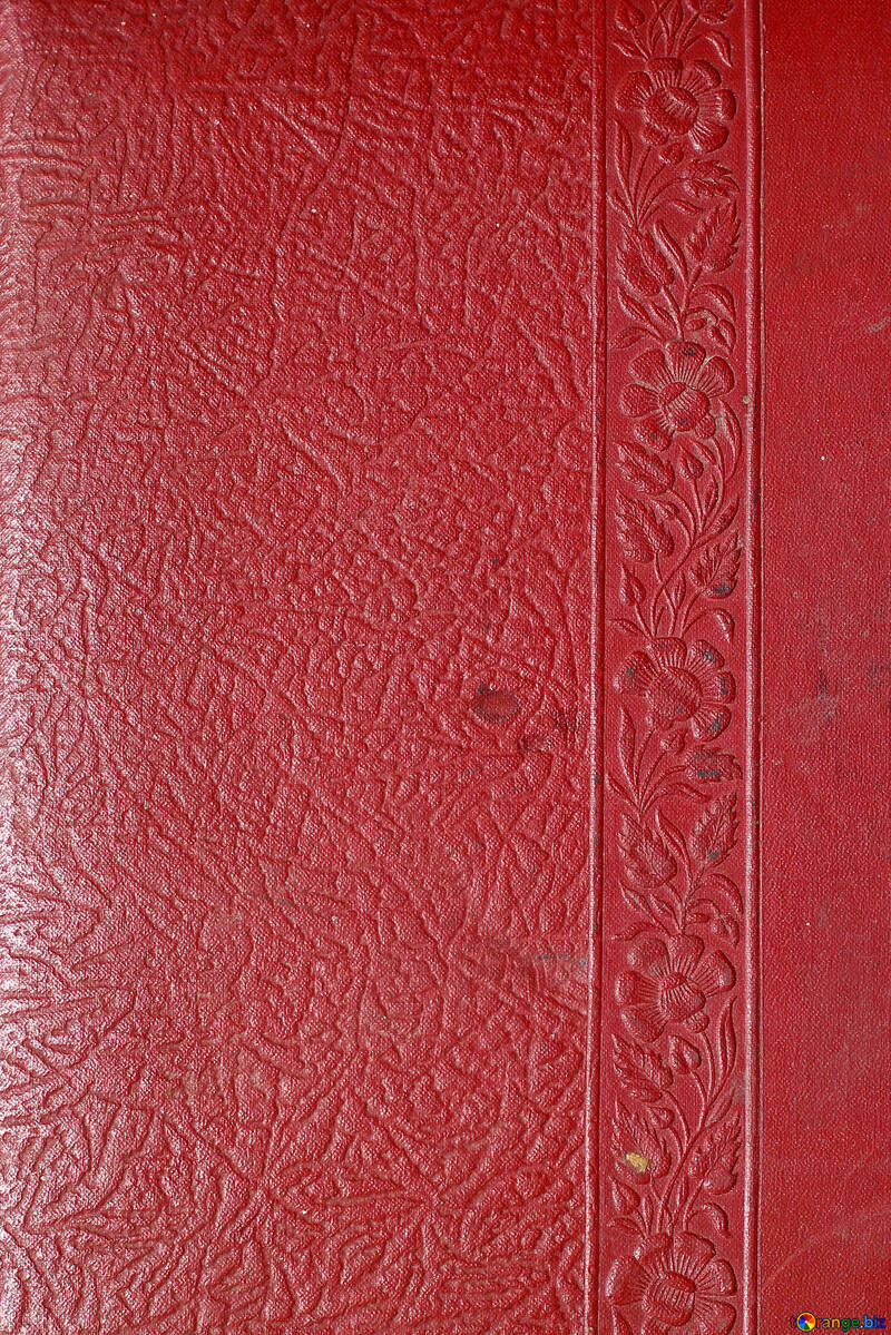Rotes Leder Prägung №33094
