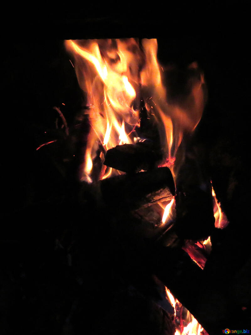 Feuer brennt hell №34346