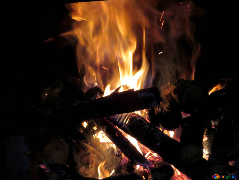 Bruciare la legna da ardere №34334