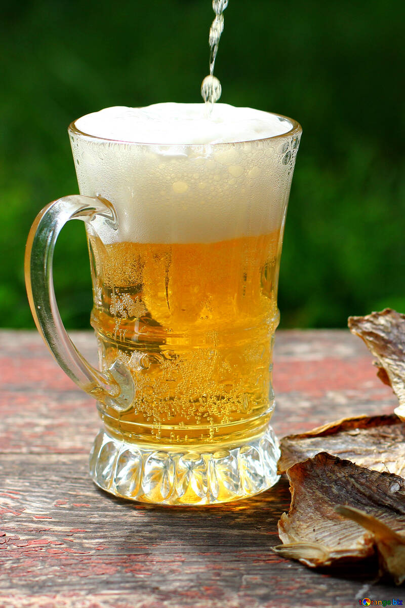 A glass of beer №34498