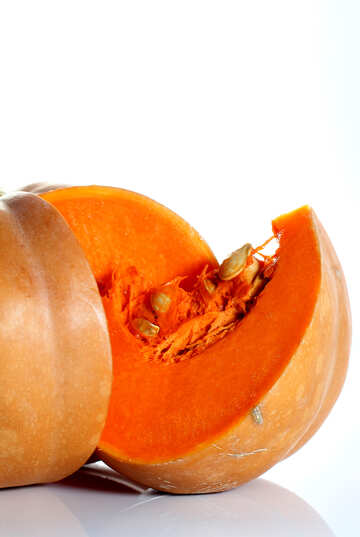Pumpkin with cut off hunk №35620