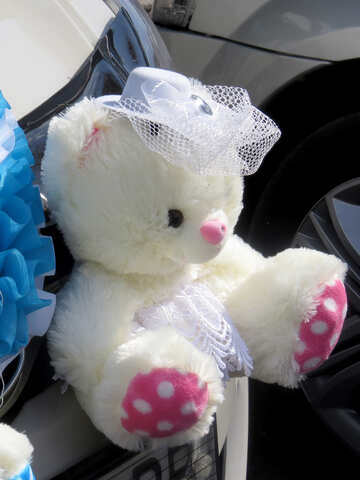 Teddy bear wedding cars №35794