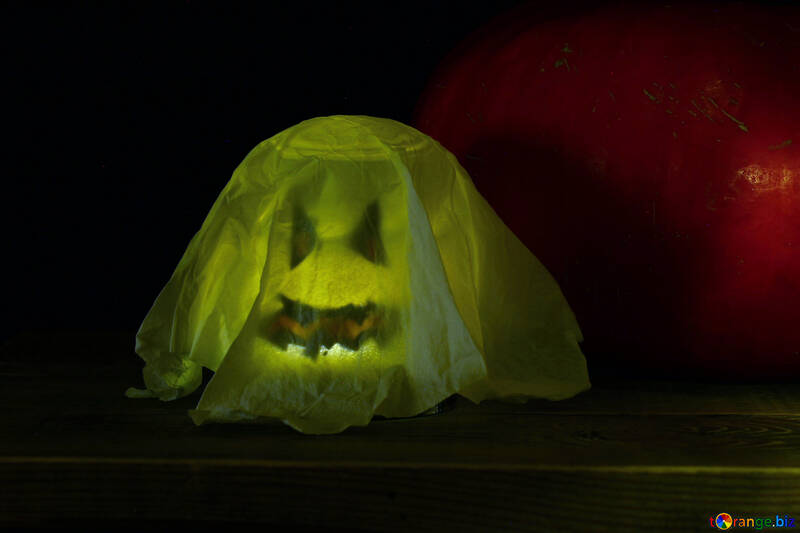 Figure of ghost on Halloween №35072
