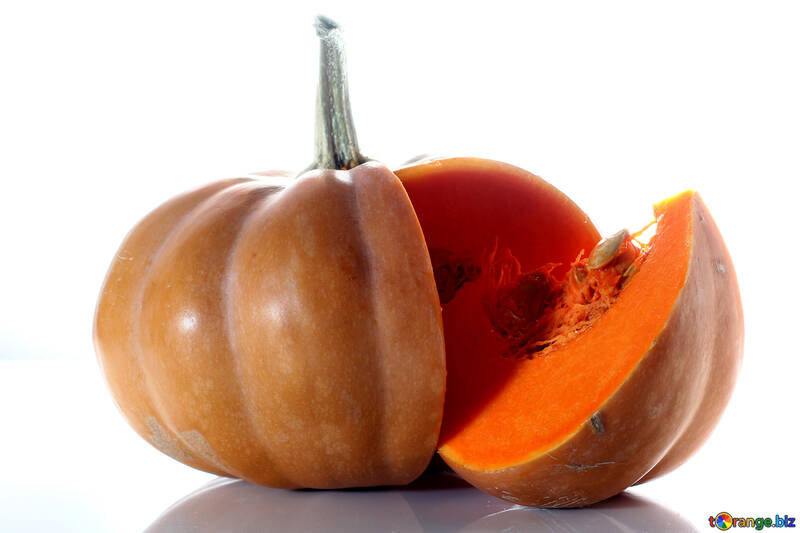 Pumpkin with piece cut №35621