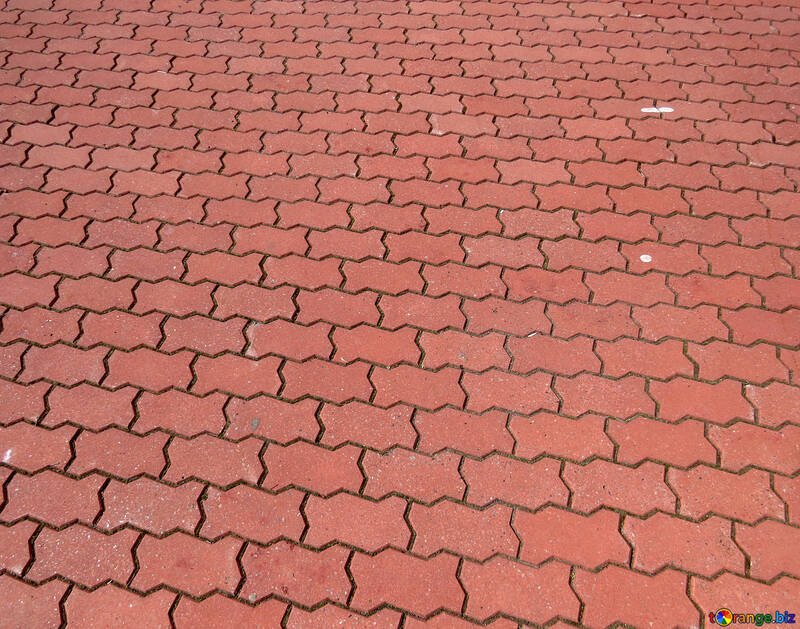 Плитка тротуарна червона текстура №35656