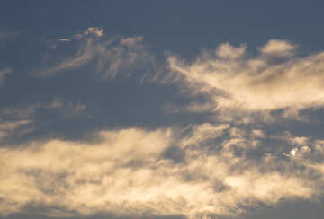 Nuvole di tramonto №36701