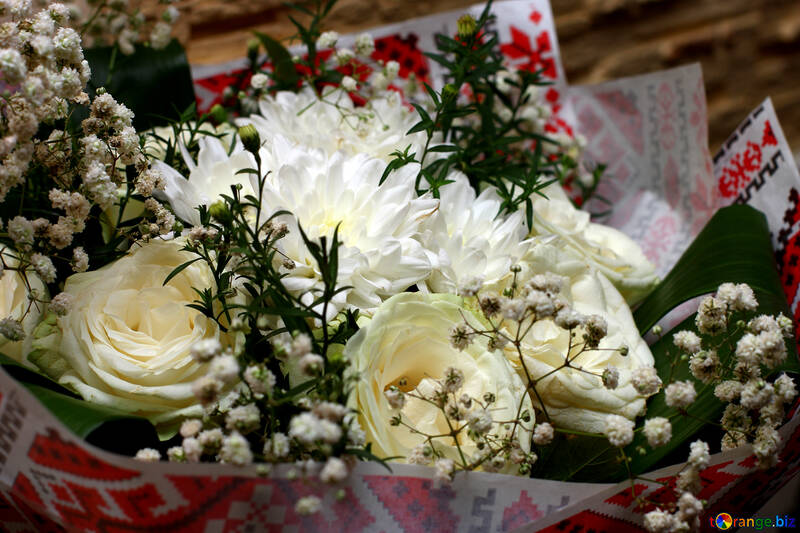White bouquet №36278