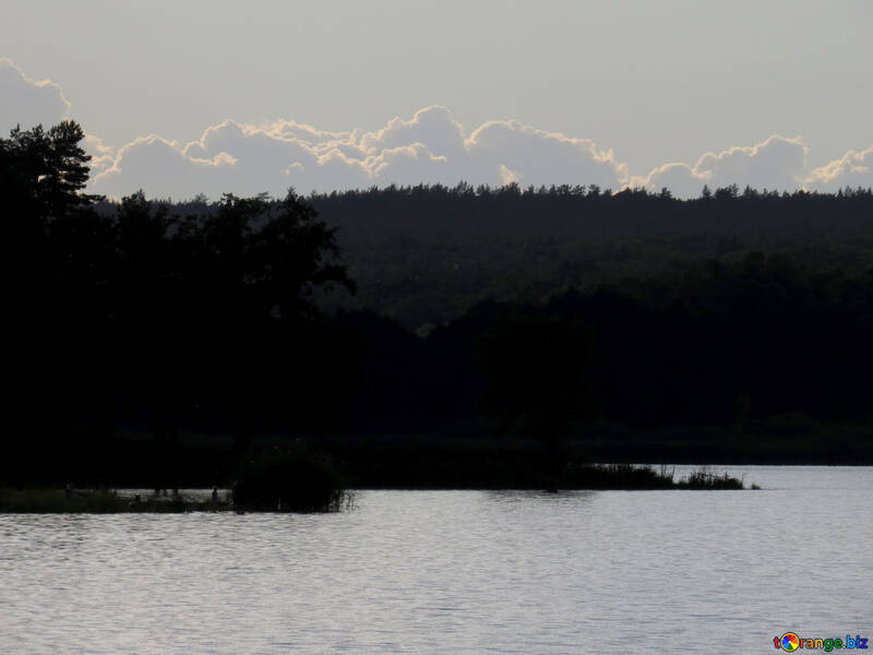Cielo serale sul lago №36439