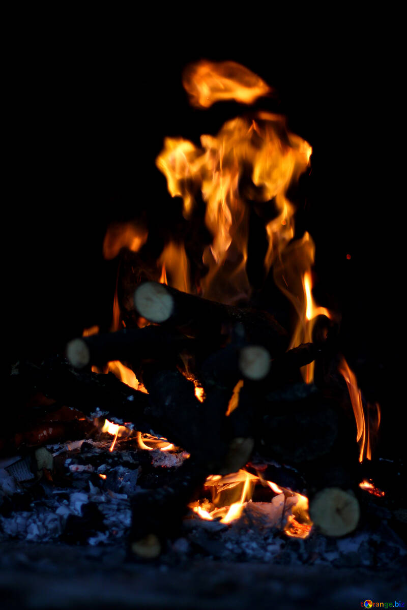 Burning fire №36684