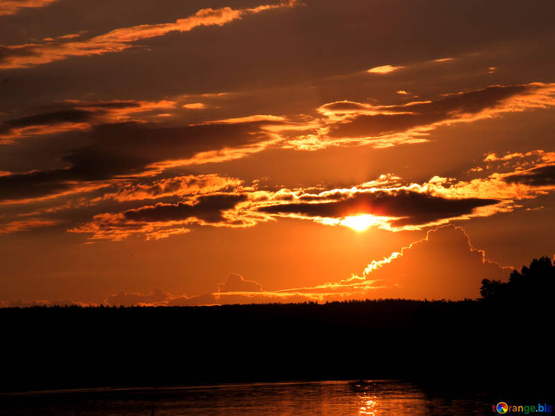 Sunset on the Lake №36392