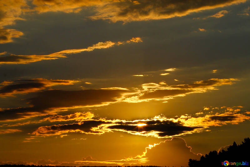 Ciel au coucher du soleil №36491