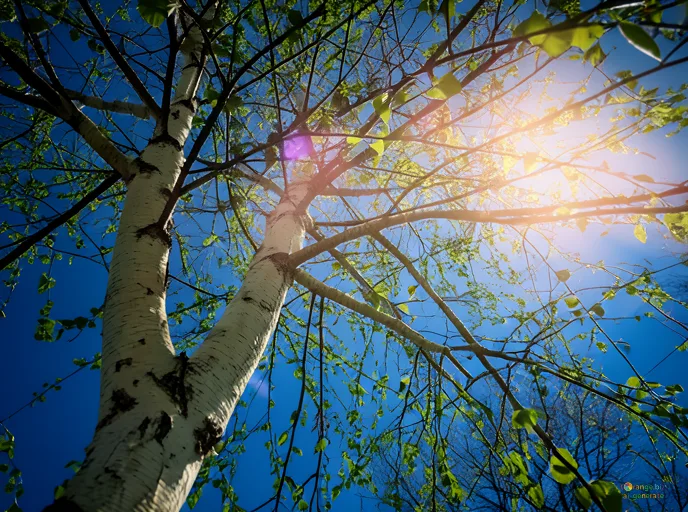 Відреставрована люксова версія Il sole tra i rami di betulla №37186