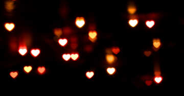 A dark background with big hearts №37850