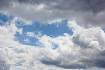 Small plane in the sky №37360