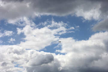 Plane in the sky far №37361
