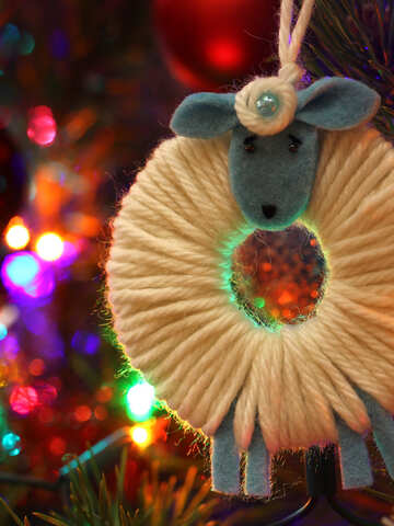 Новий рік кози вівці №37174