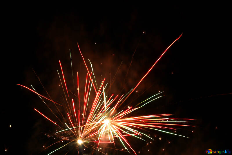 Hintergrund das Feuerwerk №37178