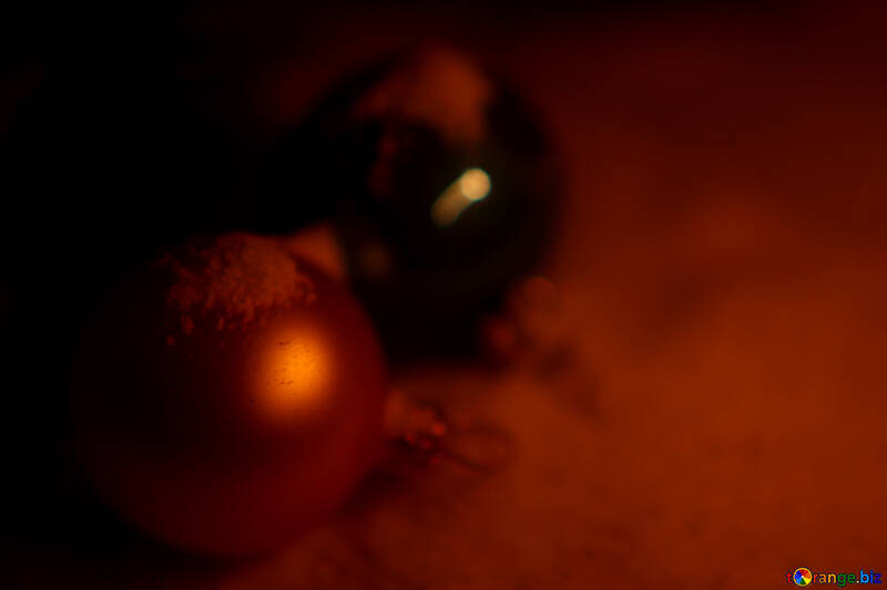 Sfondo sfondo Natale palle bokeh №37930