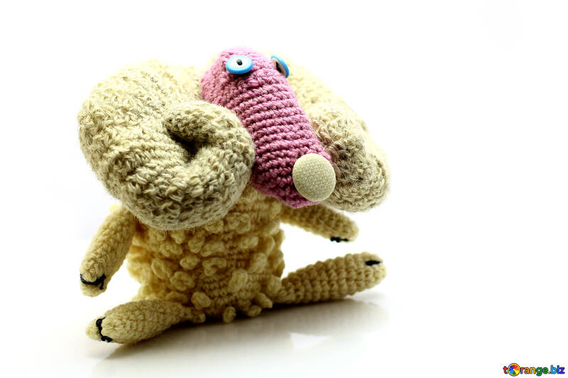 Toy sheep handmade №37168