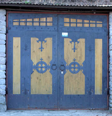 Textura antigua puerta №38597