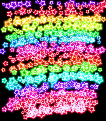 Colored stars on dark background №39922