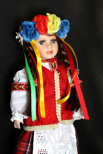 Poupée en costume folklorique №39219