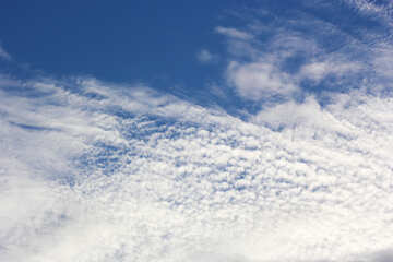Beautiful clouds in the blue sky №39281
