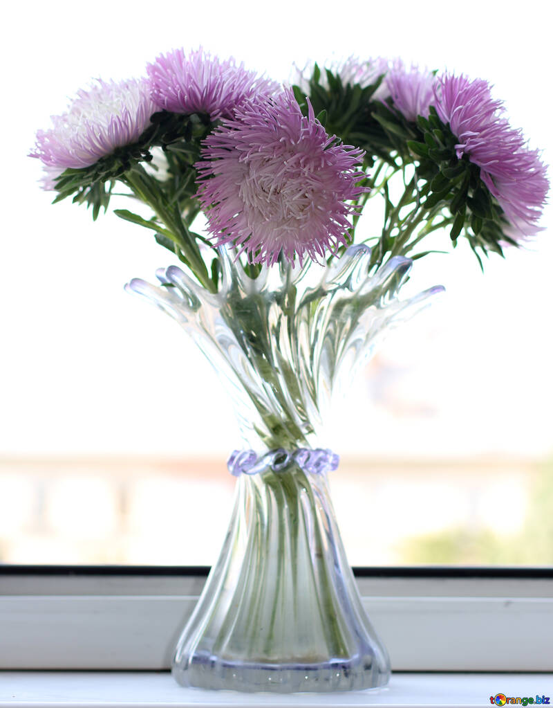 Bouquet of flowers in vase №39598