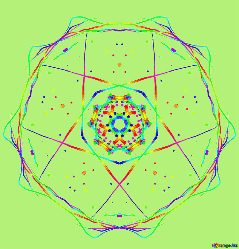 明るい抽象的な子供用コンピューターの図面 №39979