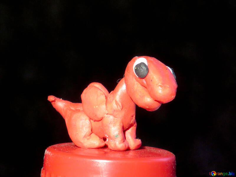Dinosaur from clay №39209