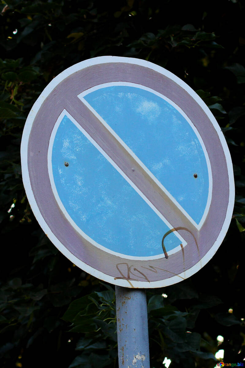 Road sign parking is prohibited №39638