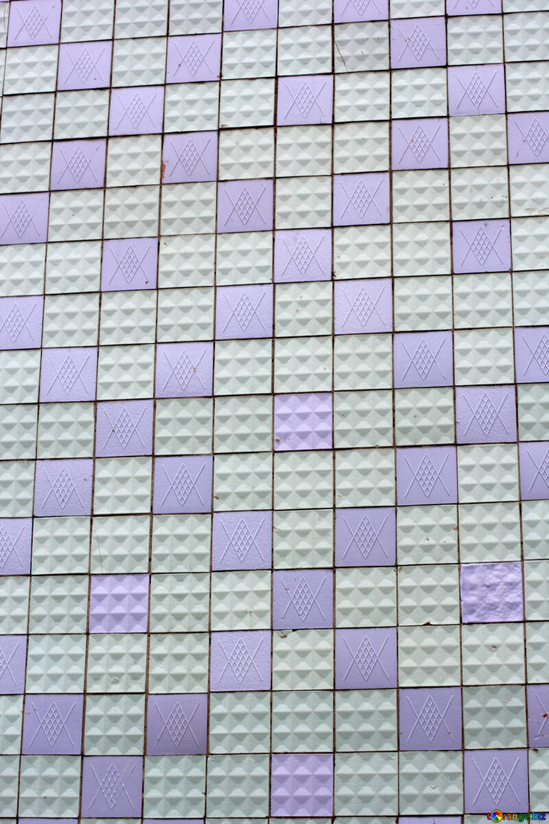 La textura de la teja de fachada retro №39050
