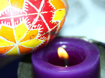 The wax is removed the candle. №4404