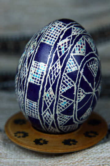 Easter egg. Rake, Grabel`ka. Water. №4374