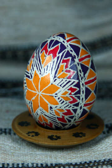 Easter egg. Star Rouge Zirka. Gift for good luck. №4372