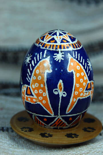 Easter egg. The symbol of the horse. Speed and stamina. №4368
