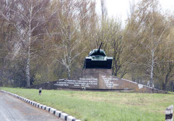 A monument to the liberators of the tank unit №4911