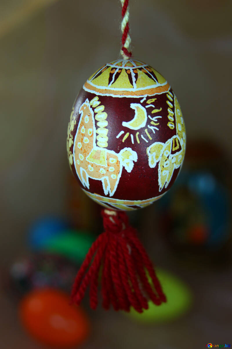 Easter eggs painted by hand. №4347