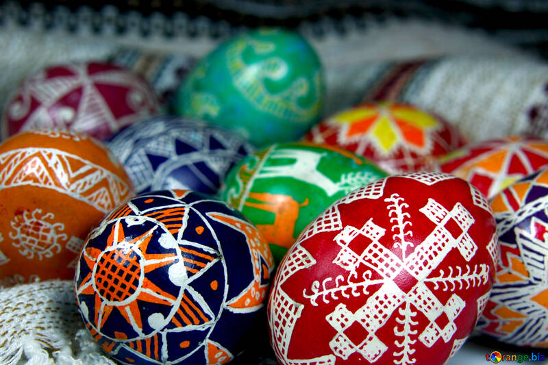 Colored Easter Eggs №4360