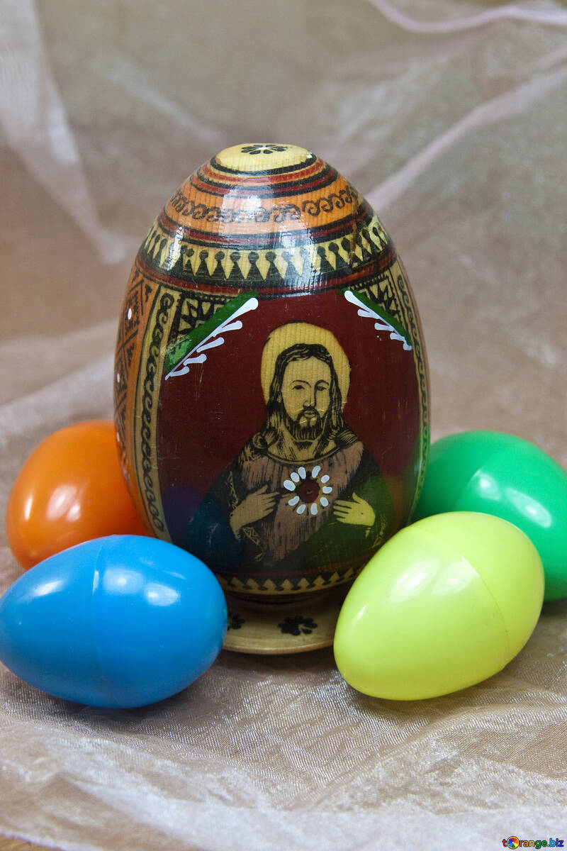 Jesus Christ auf Ostern Ei №4338